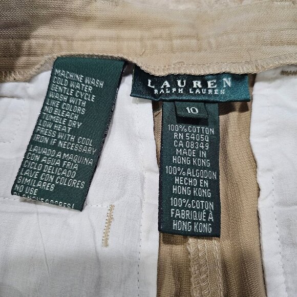 NWT Lauren Ralph Lauren Capri Cargo Lake Powell Collection Earth‎ Tone Size 10 - Picture 4 of 7